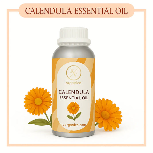 Pure Calendula Essential Oil for aromatherapy and skincare –RV Organica
