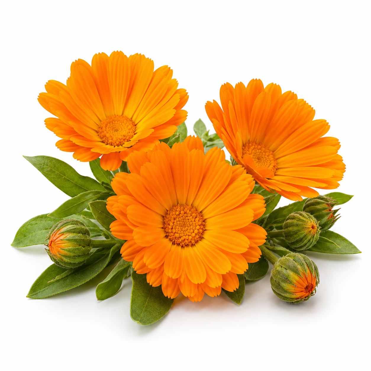 Calendula Herbal Oil infused with calendula extracts known for nourishing and soothing skin and hair.