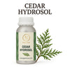 Pure organic cedar hydrosol floral water toner mist in 100ml glass bottle from RV Organica