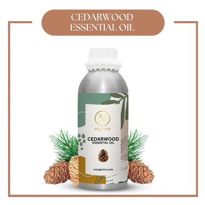 Pure Cedarwood Essential Oil for aromatherapy and skincare –RV Organica