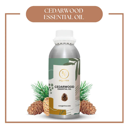 Pure Cedarwood Essential Oil for aromatherapy and skincare –RV Organica