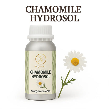 RV Organica Organic Chamomile Floral Water - 100% pure steam-distilled hydrosol for face toning