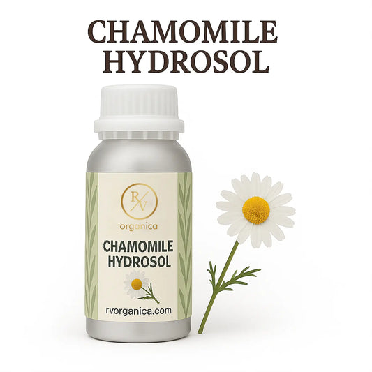 RV Organica Organic Chamomile Floral Water - 100% pure steam-distilled hydrosol for face toning