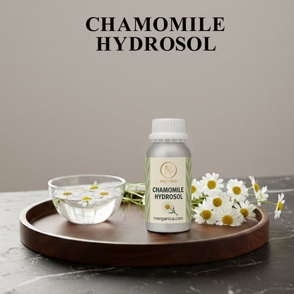 Chamomile Hydrosol natural floral water in premium aluminium bottle – soothing herbal face mist for daily skincare