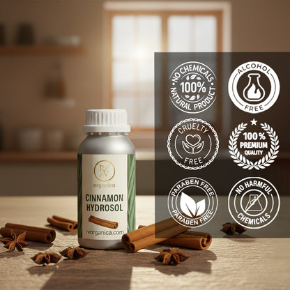 Cinnamon Hydrosol alcohol-free and paraben-free natural mist – cruelty-free herbal water with no harmful chemicals