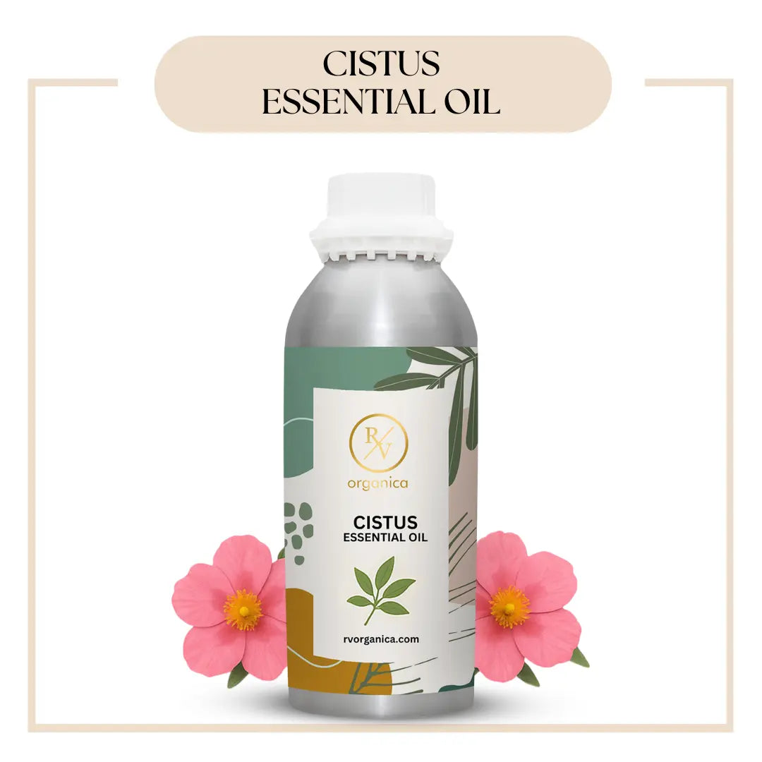 Pure Cistus Essential Oil for aromatherapy and skincare –RV Organica