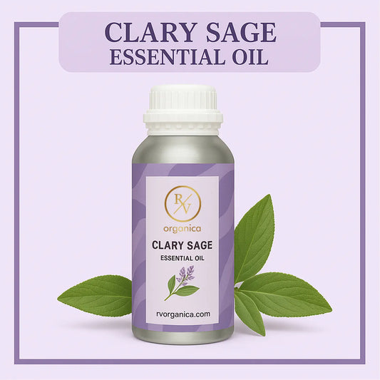 Pure Clary Sage Essential Oil for aromatherapy and skincare –RV Organica