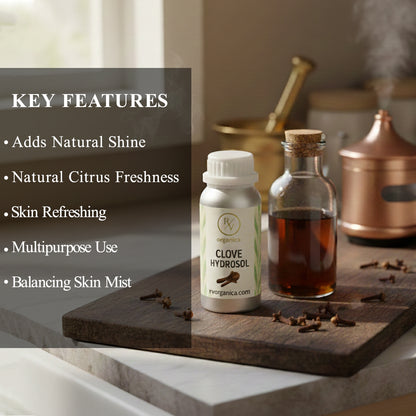 Clove Hydrosol 100% pure natural herbal water – lightweight, balancing and multipurpose skincare mist