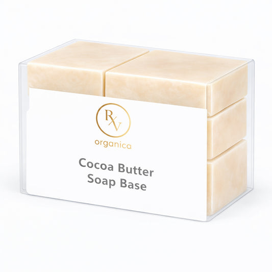 Cocoa butter soap base for melt and pour handmade soap making, moisturizing creamy base for DIY skincare soaps