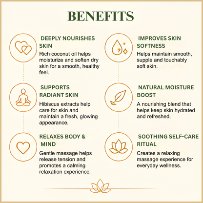 Coconut Hibiscus Massage Oil