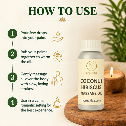Coconut Hibiscus Massage Oil