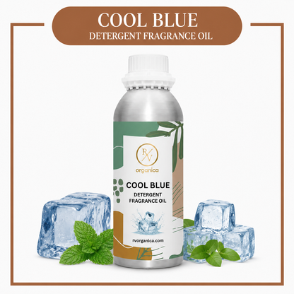 Cool Blue Detergent Fragrance Oil by RV Organica for liquid and powder detergent manufacturing in bulk
