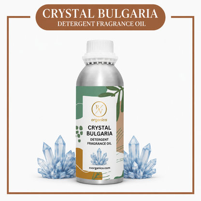 Crystal Bulgaria Detergent Fragrance Oil by RV Organica for liquid and powder detergent manufacturing in bulk