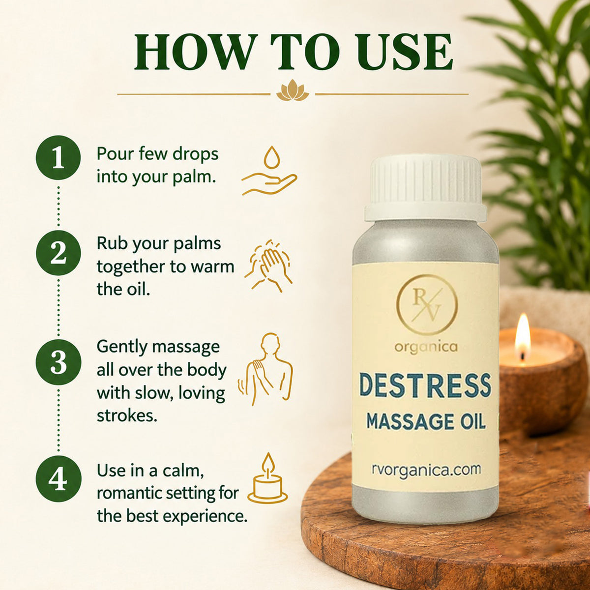 DeStress Massage Oil