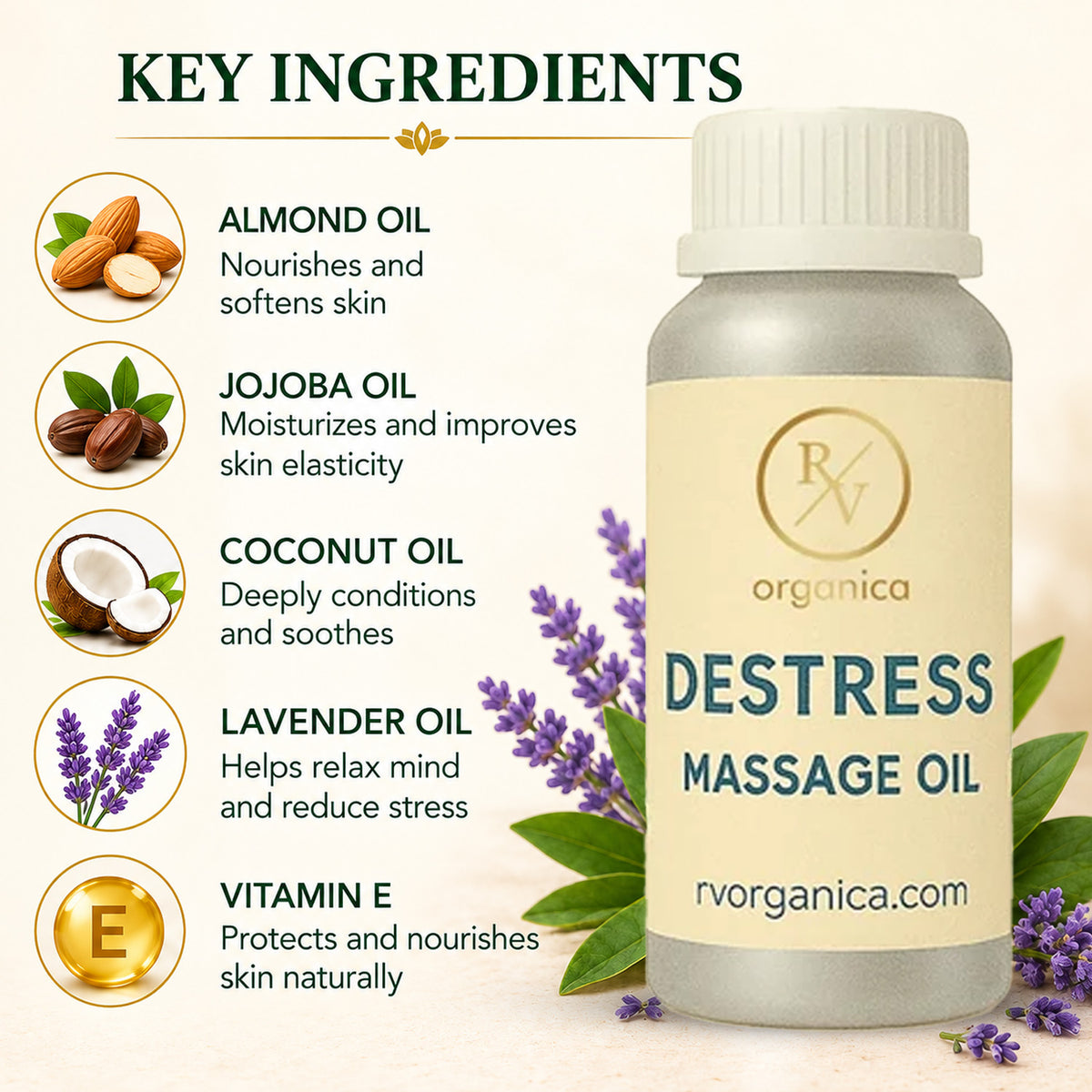 DeStress Massage Oil