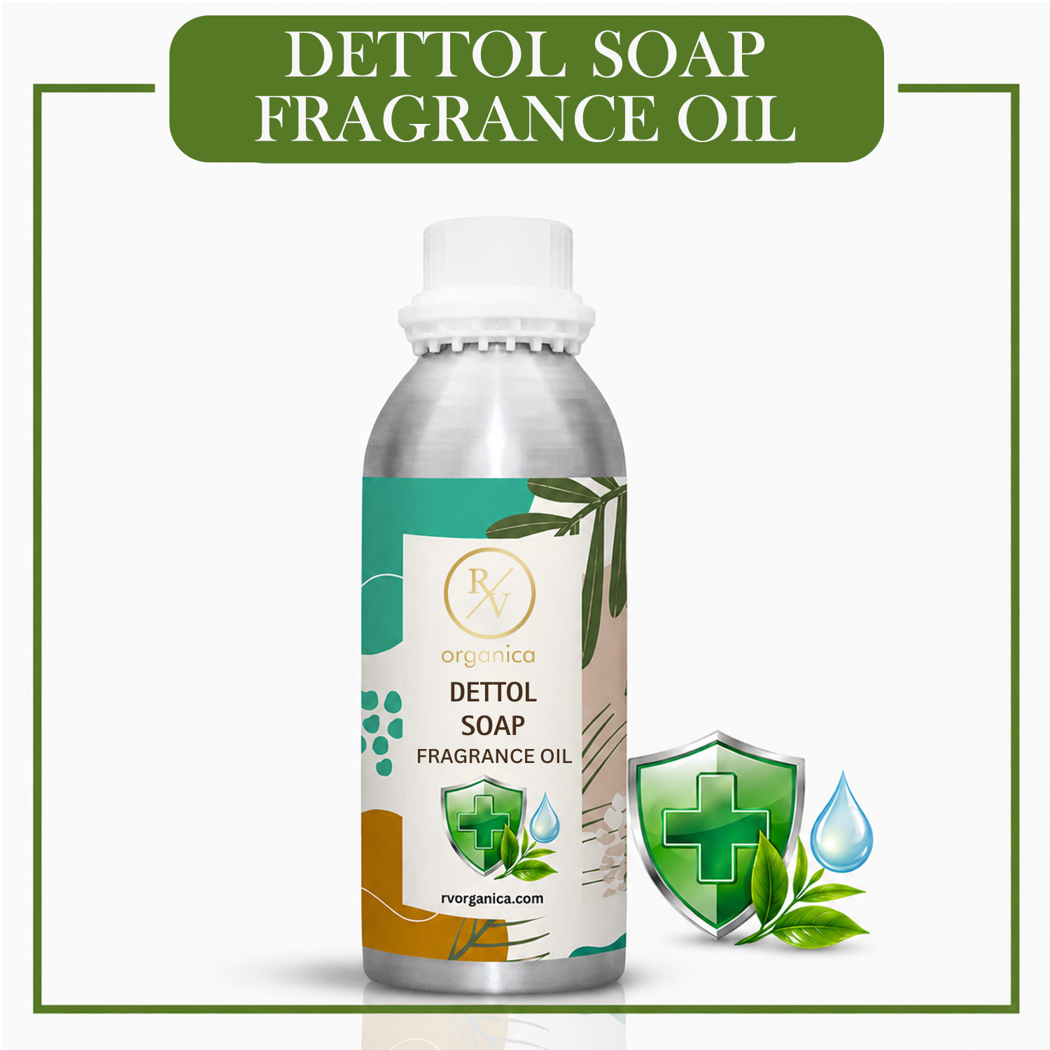 Dettol Soap Fragrance Oil by RV Organica for soap making, melt and pour soap, cold process soap and handmade soap