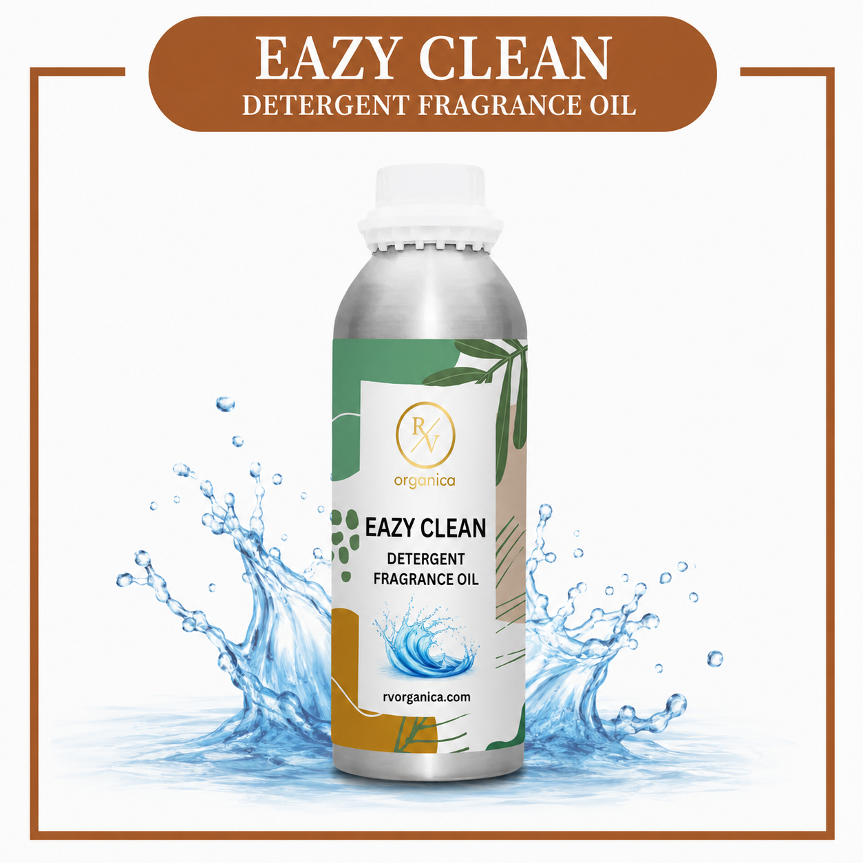 Eazy Clean Detergent Fragrance Oil by RV Organica for liquid and powder detergent manufacturing in bulk