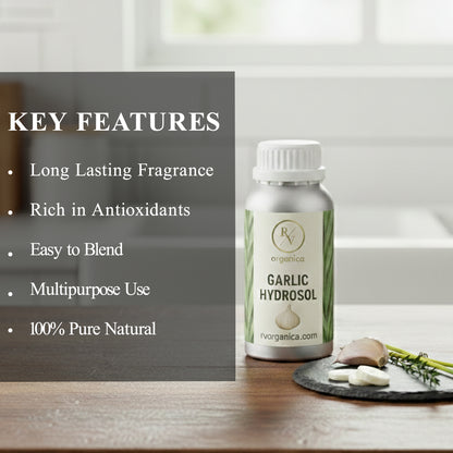 Garlic Hydrosol 100% pure natural herbal water – lightweight, multipurpose and easy-to-blend skincare mist
