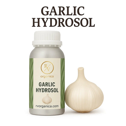 Garlic Hydrosol - 100% pure organic antibacterial floral water toner for acne-prone and oily skin