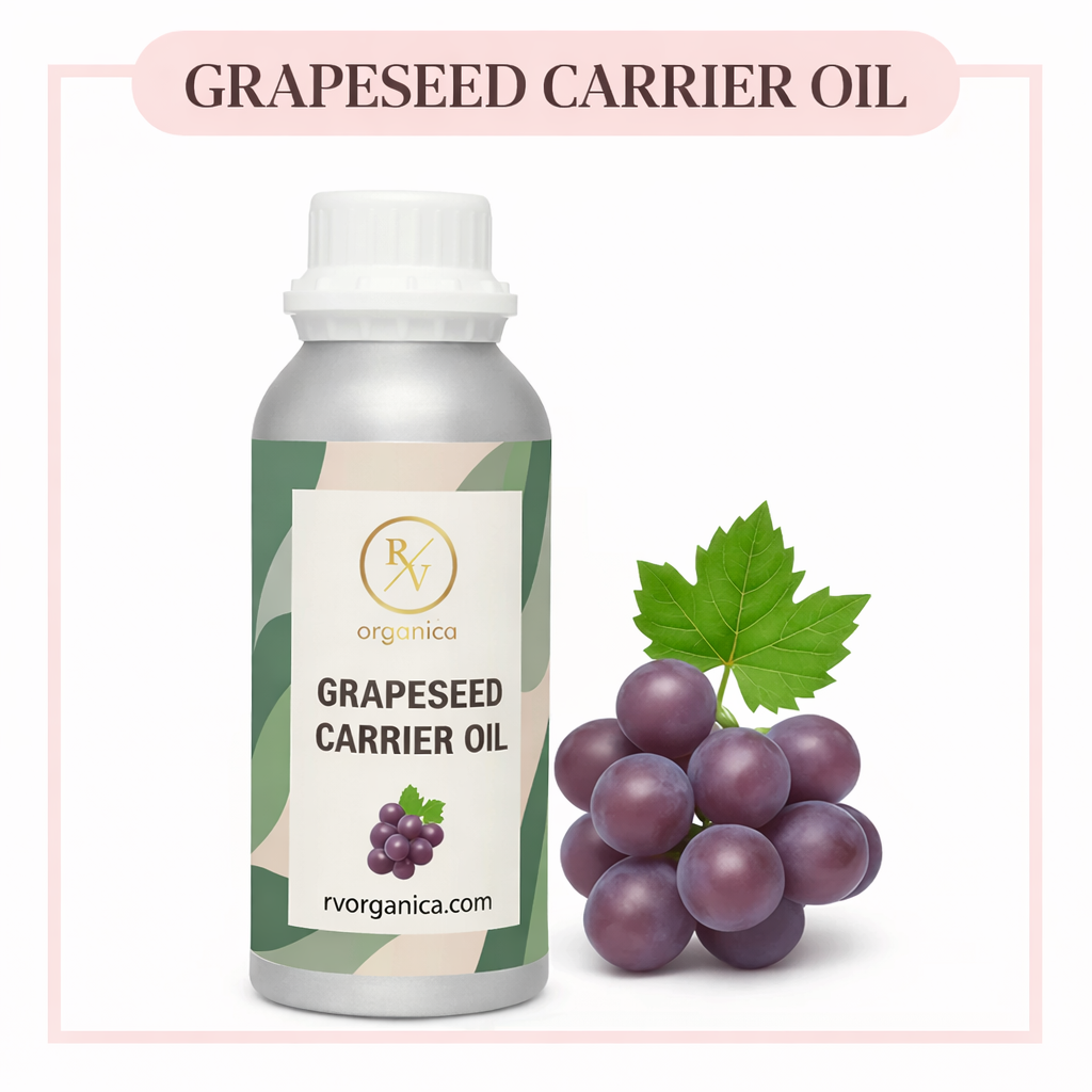 Grapeseed carrier oil for body massage and aromatherapy blends use