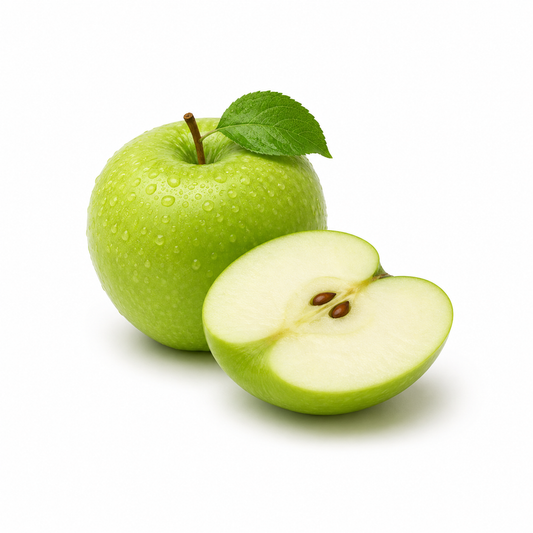 Premium Green Apple Fragrance Oil with a crisp, juicy, and refreshing apple aroma, ideal for soaps, candles, perfumes, diffusers, and cosmetic formulations.