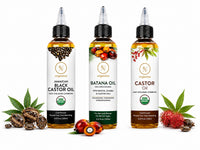 Jamaican Black Castor Oil | Batana Oil | Castor Oil – Hair Care Combo Pack