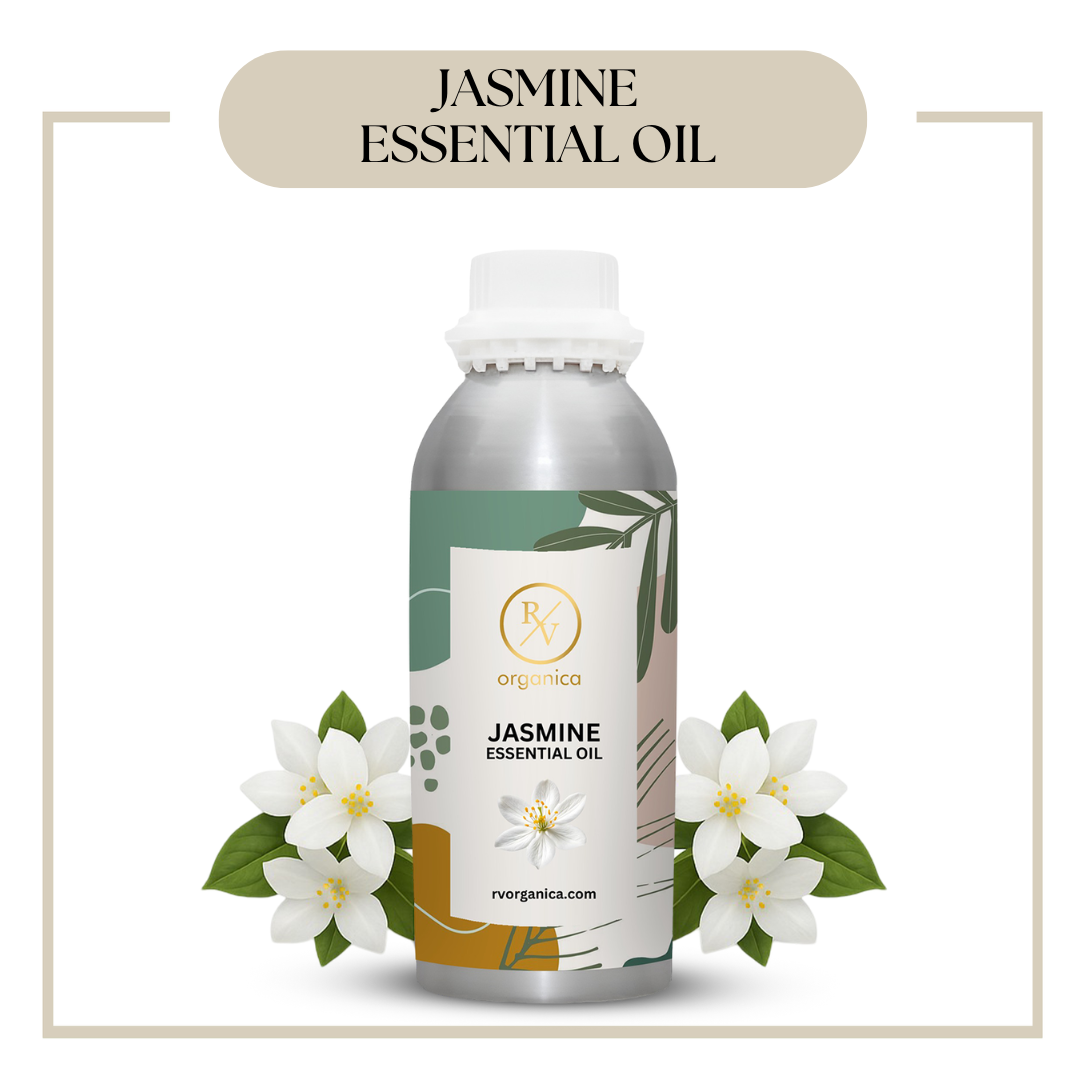 Pure Jasmine Essential Oil for aromatherapy and skincare –RV Organica
