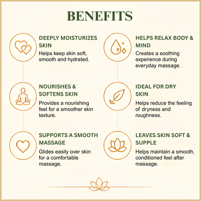 Benefits of jojoba massage oil - deep skin nourishment, relaxation and glowing radiant skin
