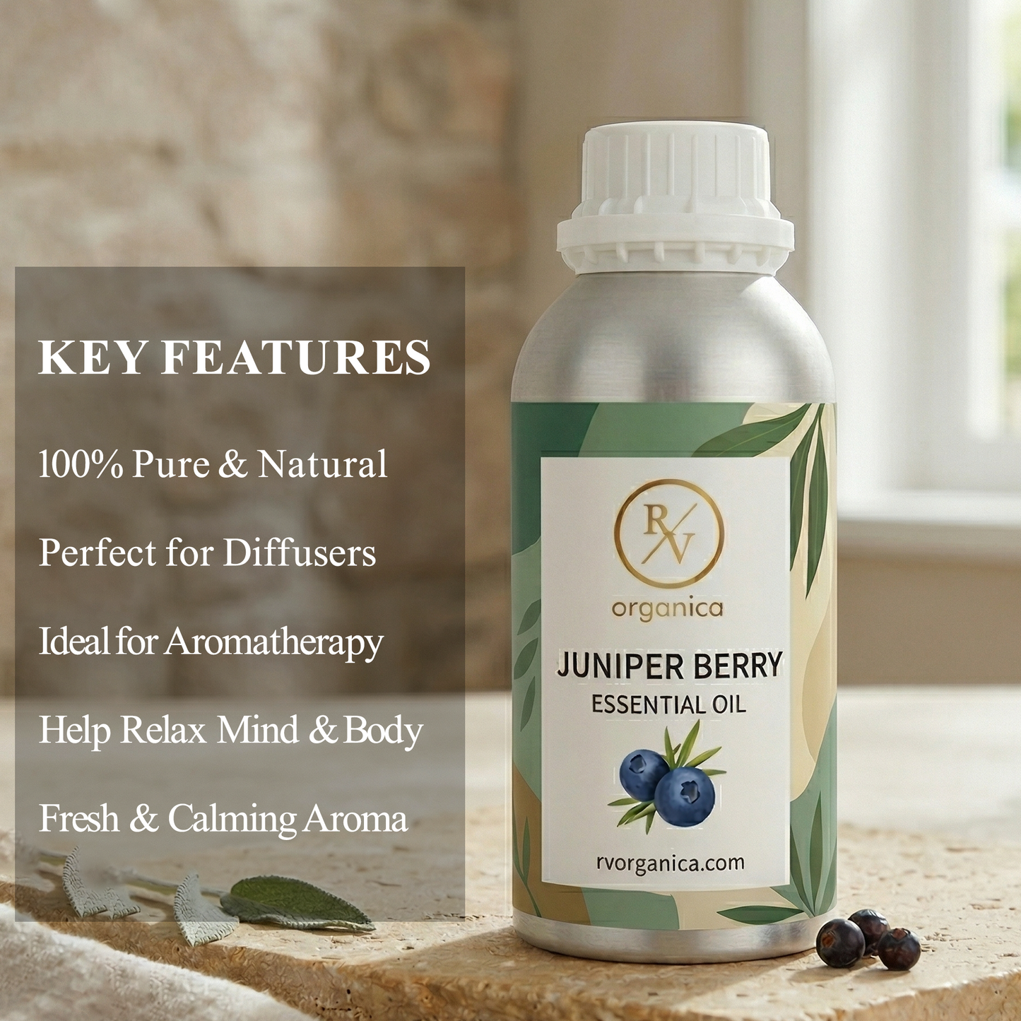 Juniper Berry Essential Oil key features pure natural aroma long lasting multipurpose essential oil