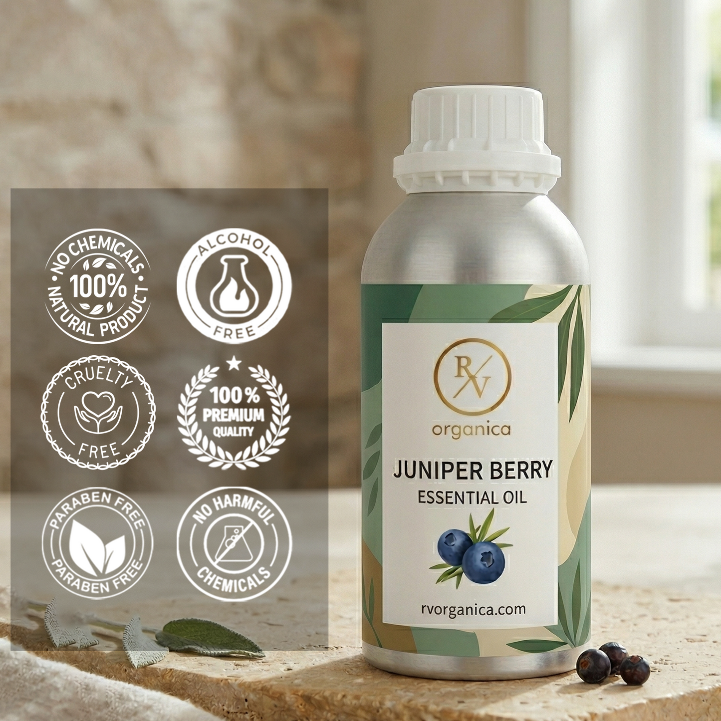 Juniper Berry Essential Oil no harmful chemicals paraben free cruelty free alcohol free essential oil
