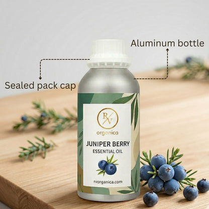 Juniper Berry Essential Oil sealed packed cap aluminium bottle premium quality pure natural essential oil
