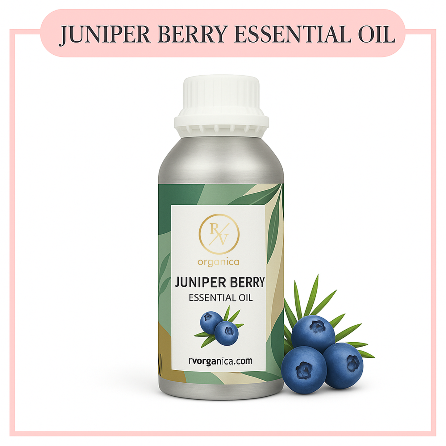 Pure Juniper Berry Essential Oil for aromatherapy and skincare –RV Organica