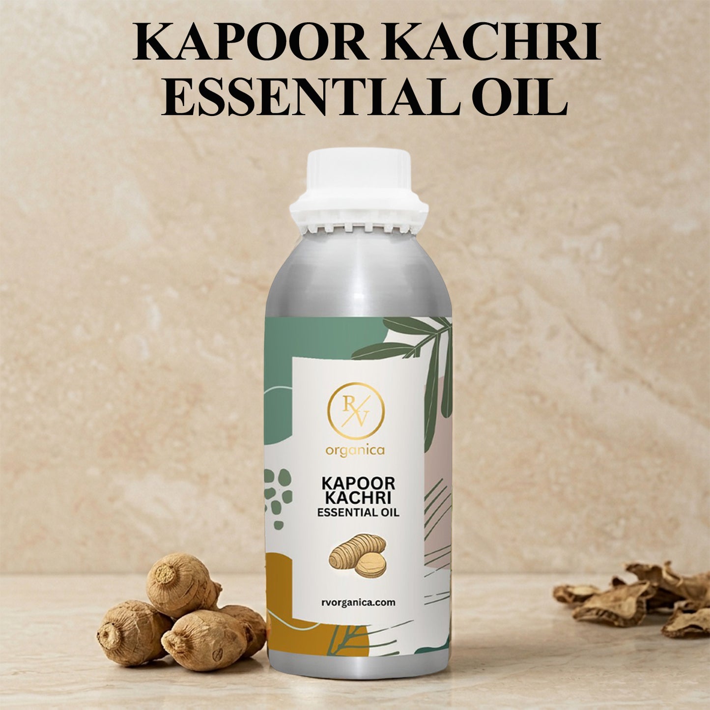 Kapoor Kachri Essential Oil bottle with label pure natural aromatic therapeutic essential oil
