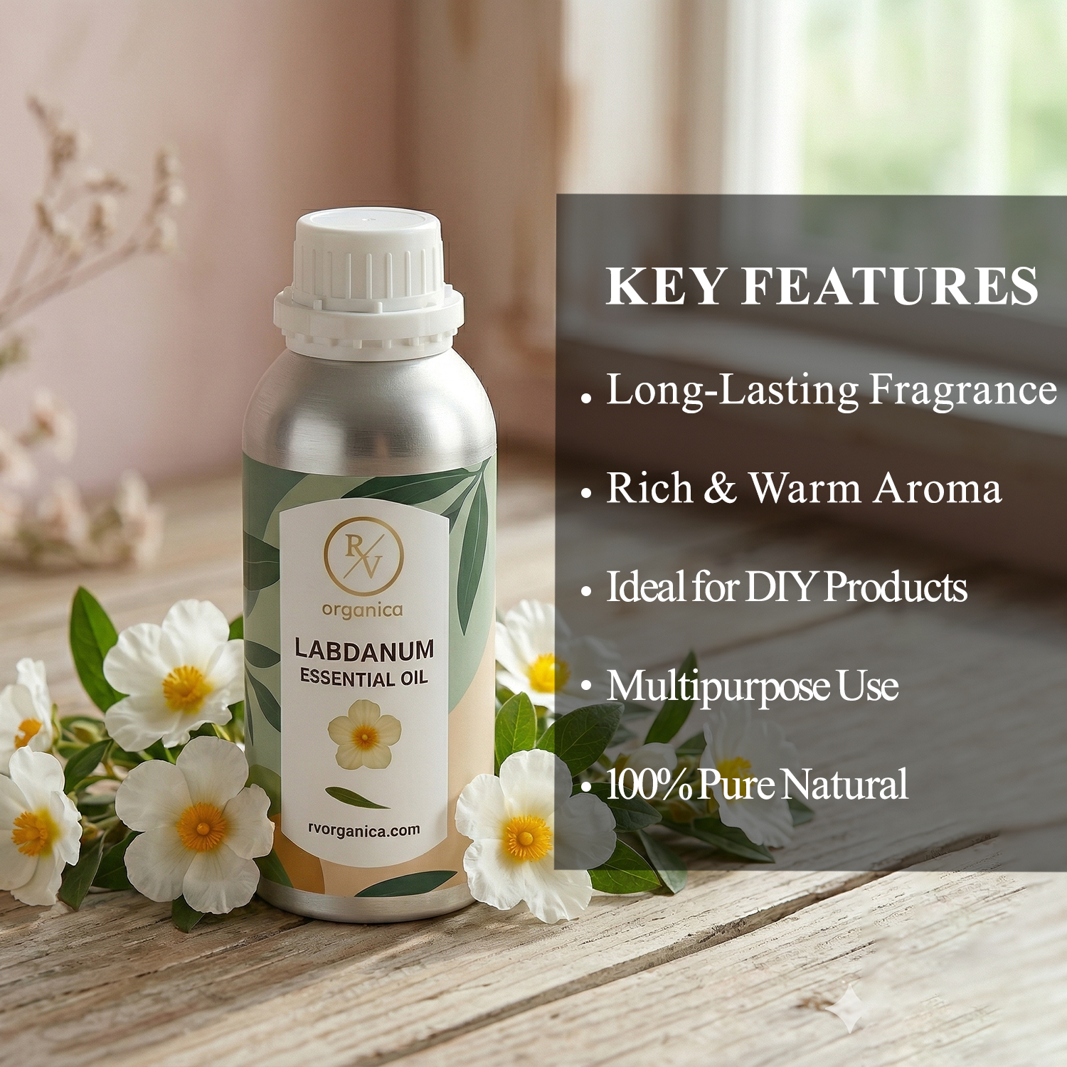 Labdanum Essential Oil key features pure natural aroma long lasting multipurpose essential oil