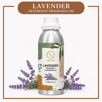Lavender Detergent Fragrance Oil by RV Organica for liquid and powder detergent manufacturing in bulk