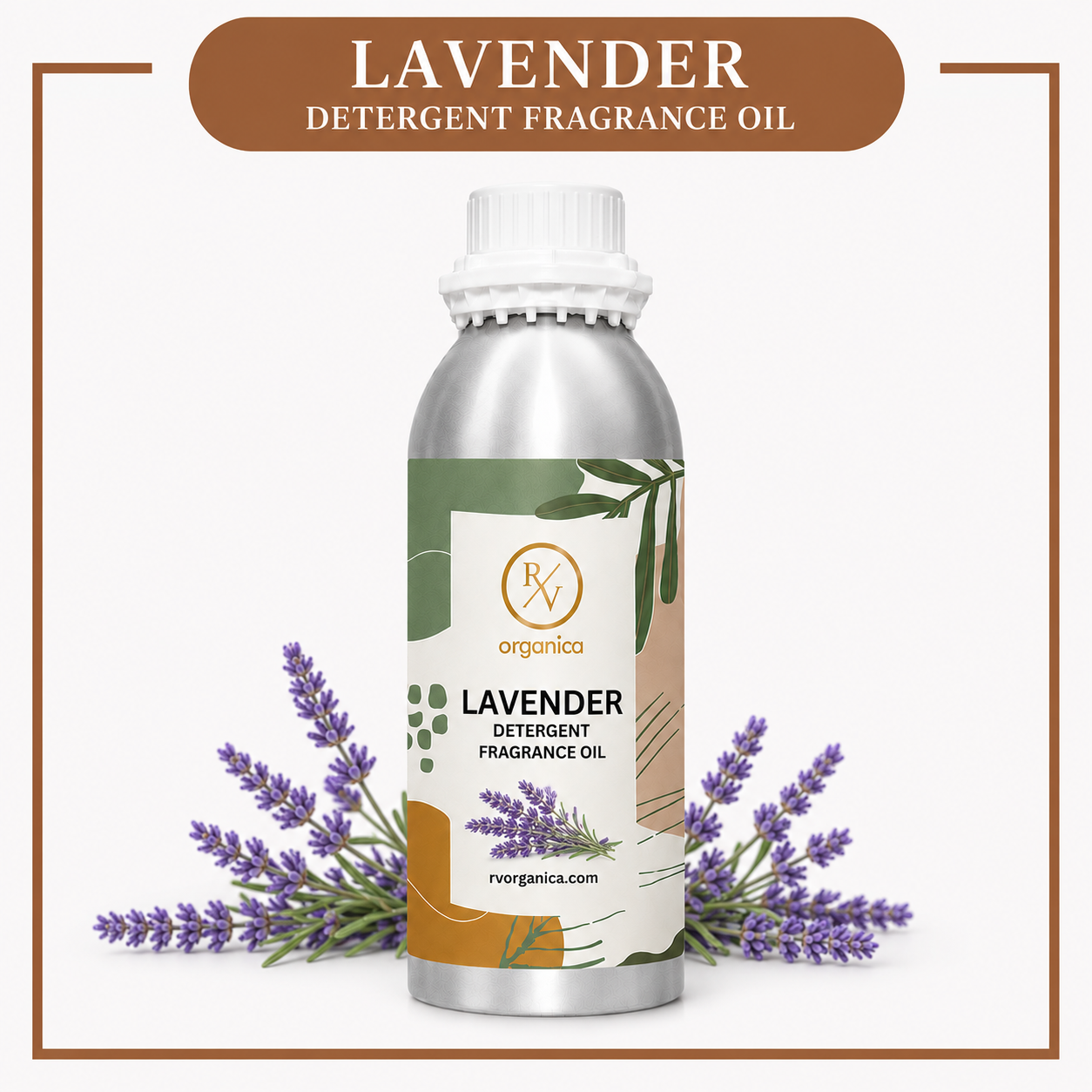 Lavender Detergent Fragrance Oil by RV Organica for liquid and powder detergent manufacturing in bulk
