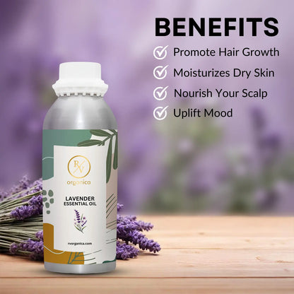 Pure Lavender Essential Oil for aromatherapy and skincare –RV Organica