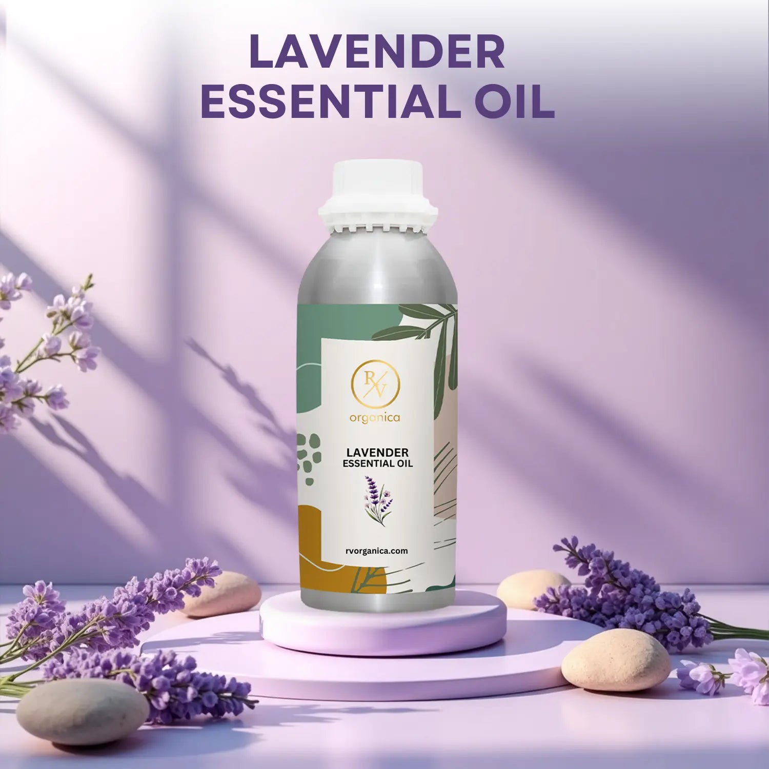 Pure Lavender Essential Oil for aromatherapy and skincare –RV Organica