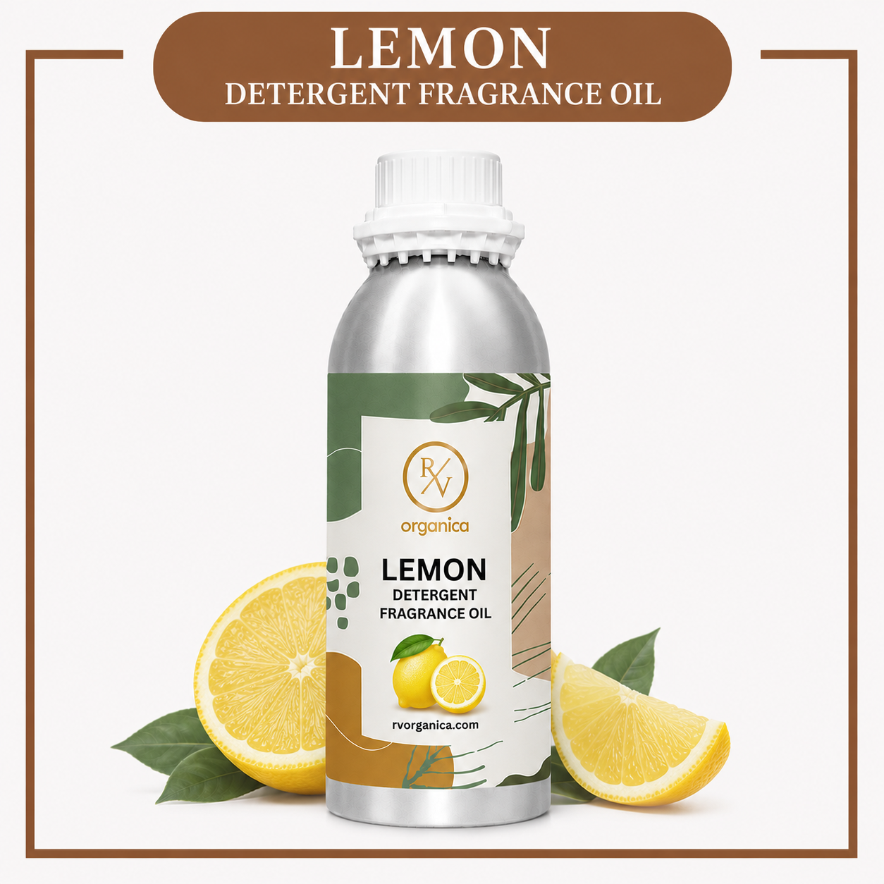 Lemon Detergent Fragrance Oil by RV Organica for liquid and powder detergent manufacturing in bulk