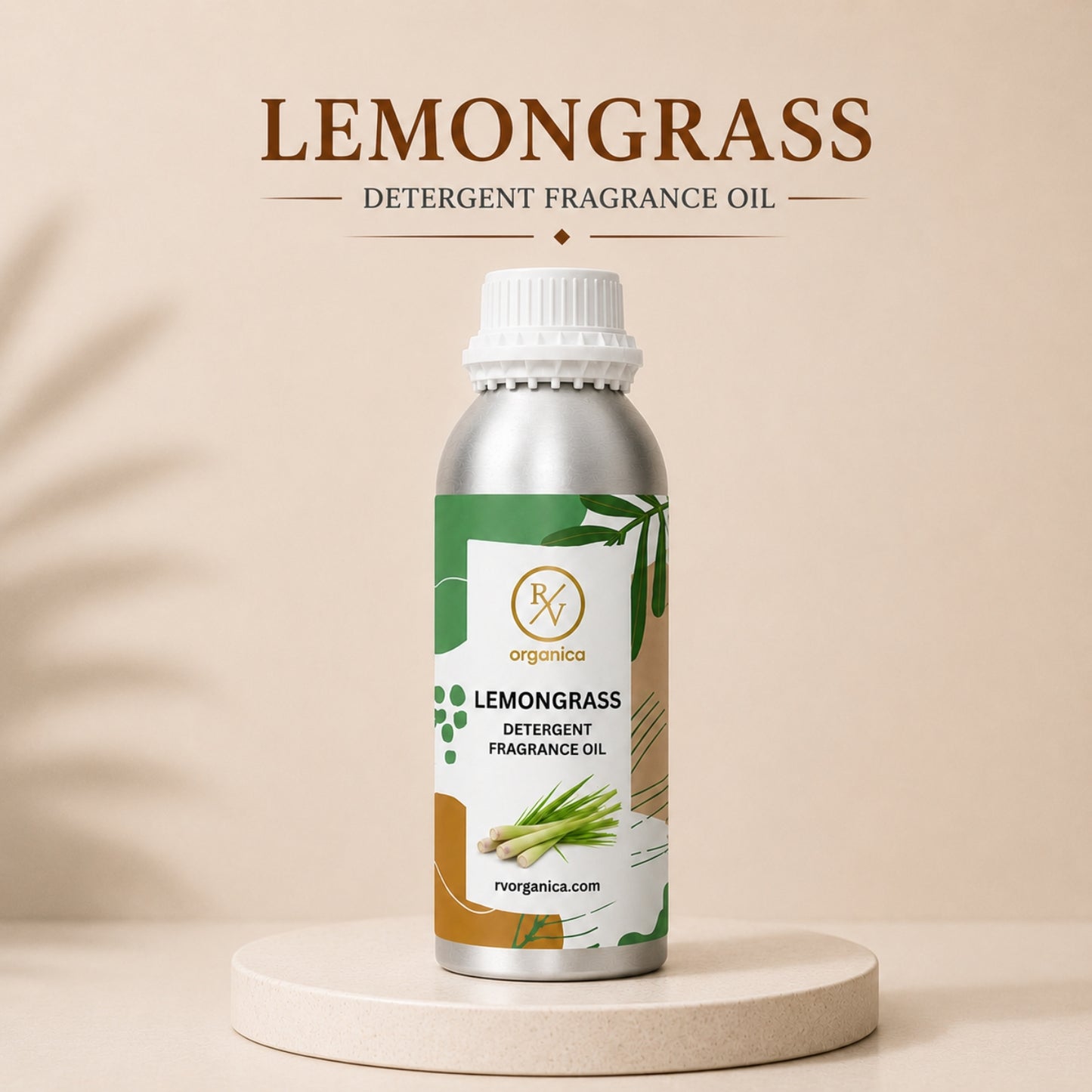 Lemongrass Detergent Fragrance Oil with a fresh citrus and herbal laundry-inspired aroma, offering a clean, uplifting, and long-lasting fragrance ideal for detergents, fabric care, soaps, candles, and home fragrance products.