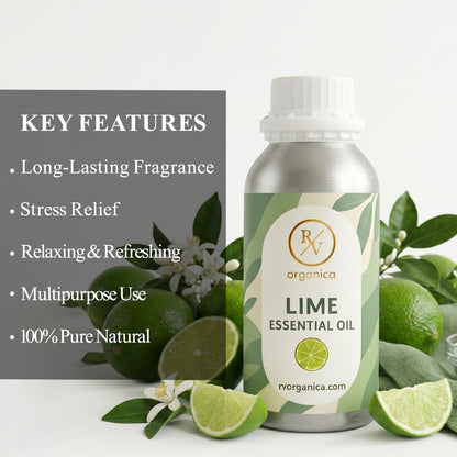 Lime Essential Oil key features pure natural aroma long lasting multipurpose essential oil