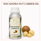 Macadamia Nut Carrier Oil Bottle for Skin and Hair Care