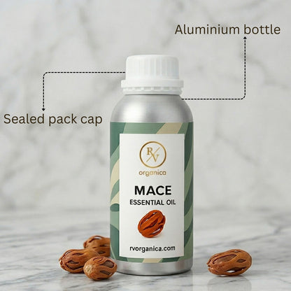 Mace Essential Oil sealed packed cap aluminium bottle premium quality pure natural essential oil
