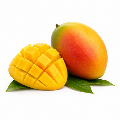 Mango Fragrance Oil with a sweet tropical fruity aroma, offering a juicy, refreshing, and long-lasting scent ideal for candles, soaps, perfumes, and personal care products.