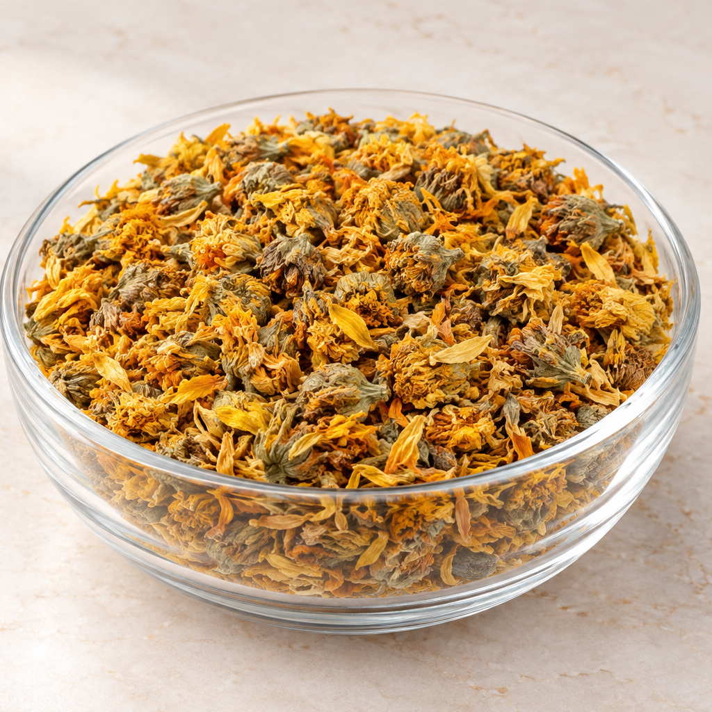 Marigold dried flower