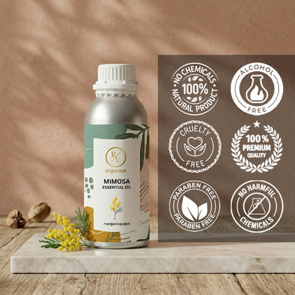 Mimosa Essential Oil no harmful chemicals paraben free cruelty free alcohol free essential oil
