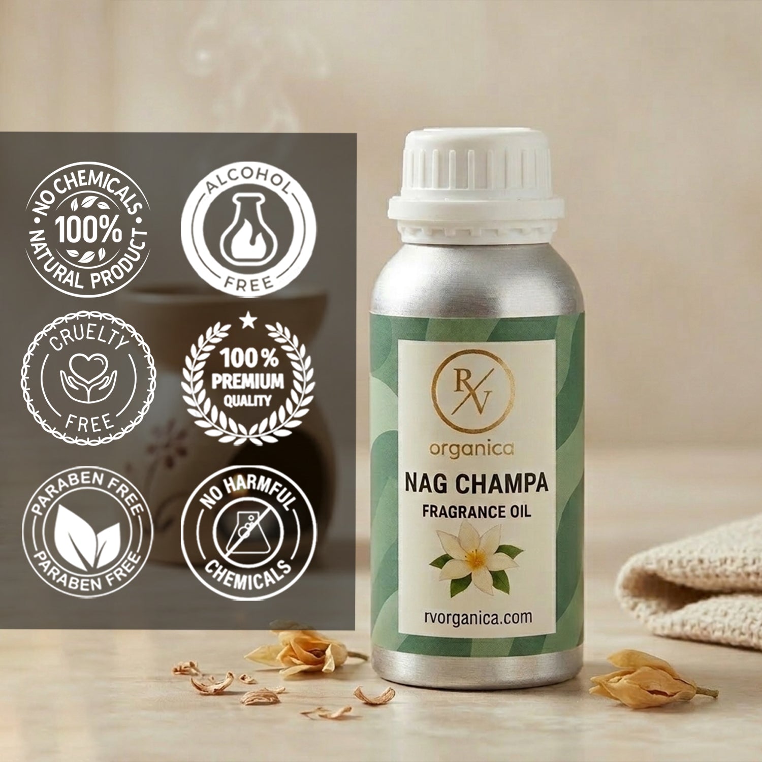 “Nag Champa fragrance oil paraben free chemical free cruelty free safe fragrance oil”