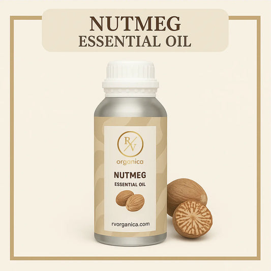 Pure Nutmeg Essential Oil for aromatherapy and skincare –RV Organica