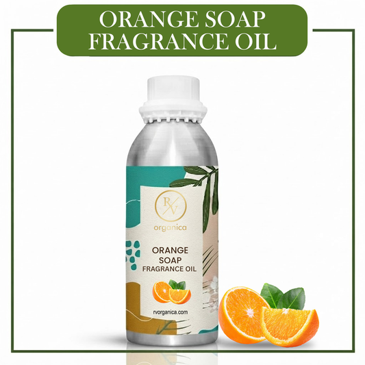 Orange Soap Fragrance Oil by RV Organica for soap making, melt and pour soap, cold process soap and handmade soap