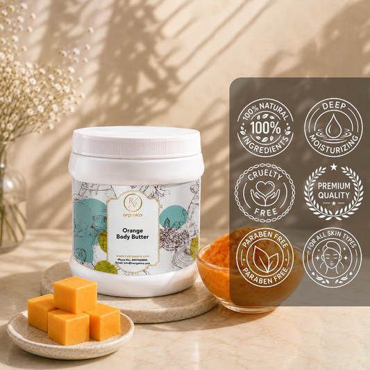 RV Organica Orange Body Butter with 100% natural ingredients and deep moisturizing care - second image